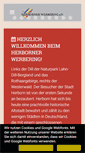 Mobile Screenshot of herborner-werbering.de